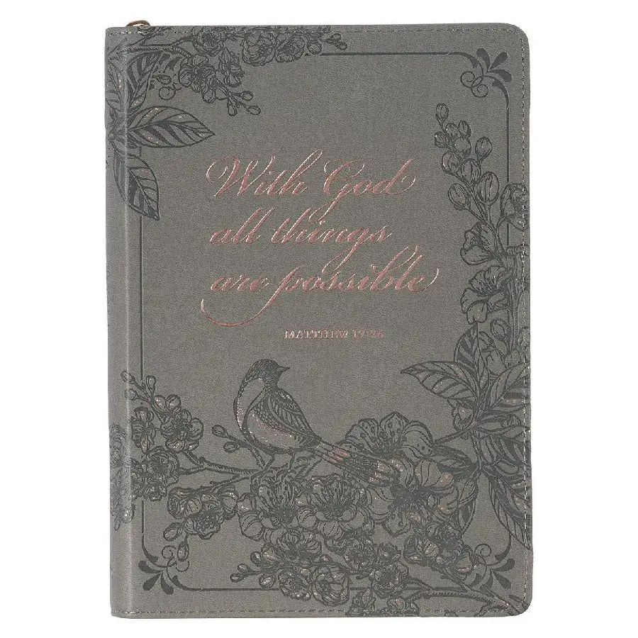 With God Sparrow Gray - Matthew 19:26