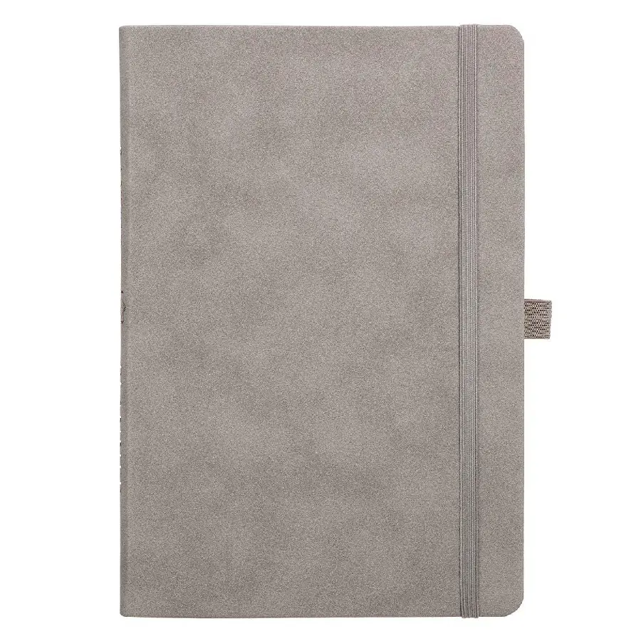Gray Faux Leather Baxter