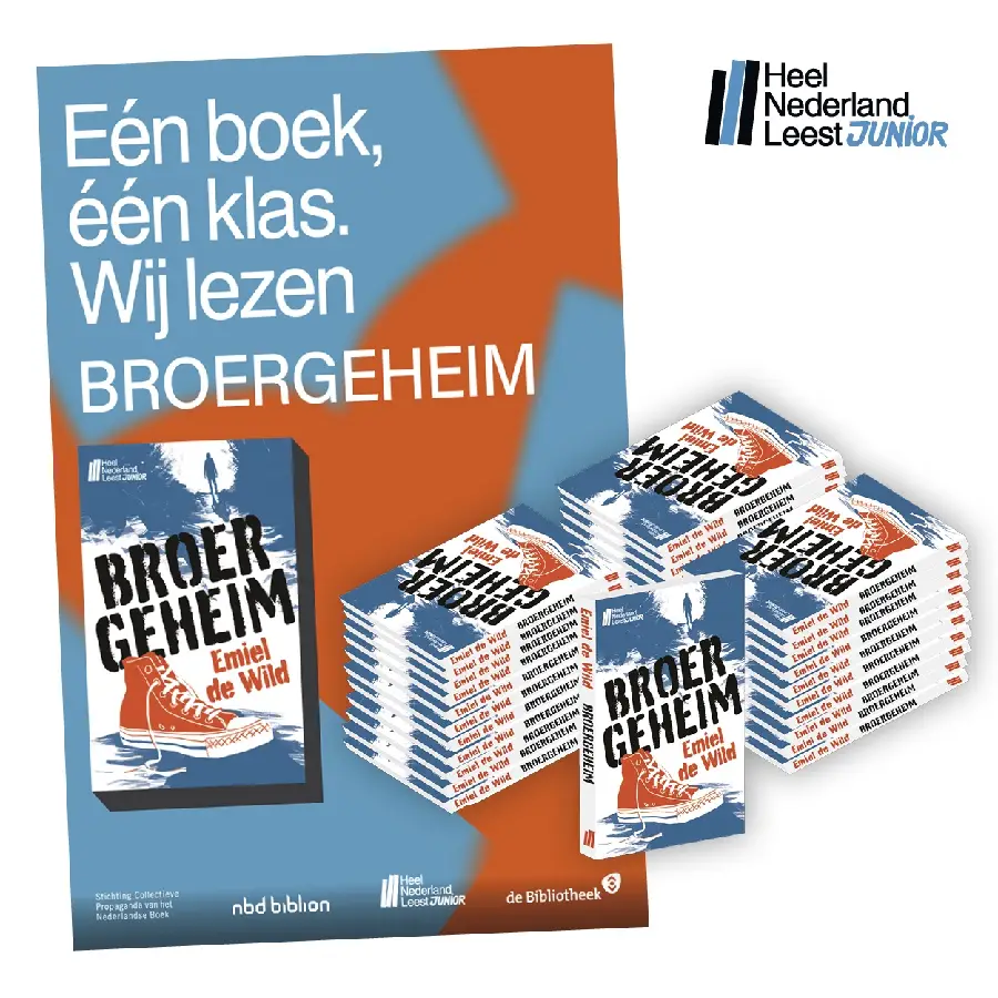 Broergeheim Schoolpakket Heel Nederland Leest Junior 2024