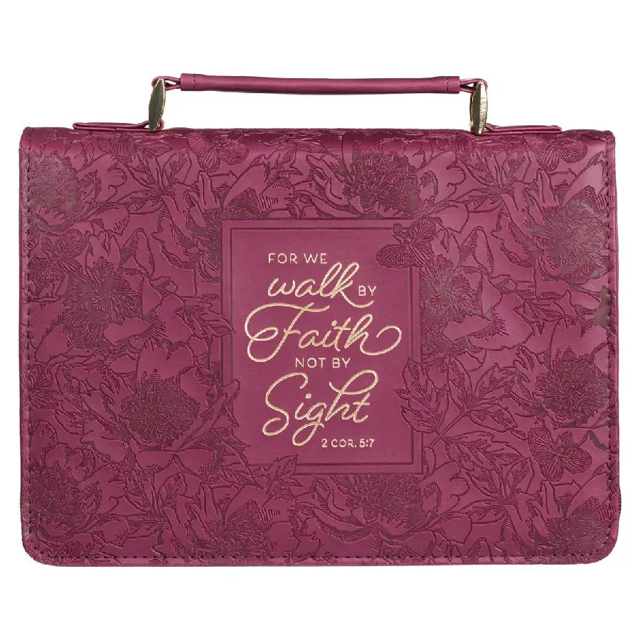 Walk by Faith Ruby Red Faux Leather Fash