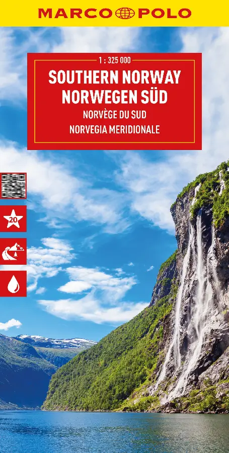 Marco Polo Wegenkaart Noorwegen Zuid