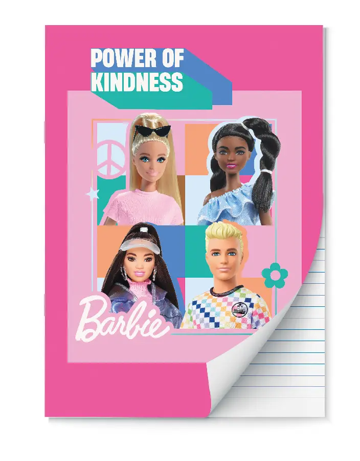 Barbie A4 lijn schrift - 2024-2025