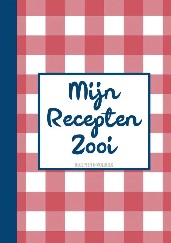 Verjaardagscadeau - Recepten Invulboek - Receptenboek - 'Mijn Recepten Zooi'