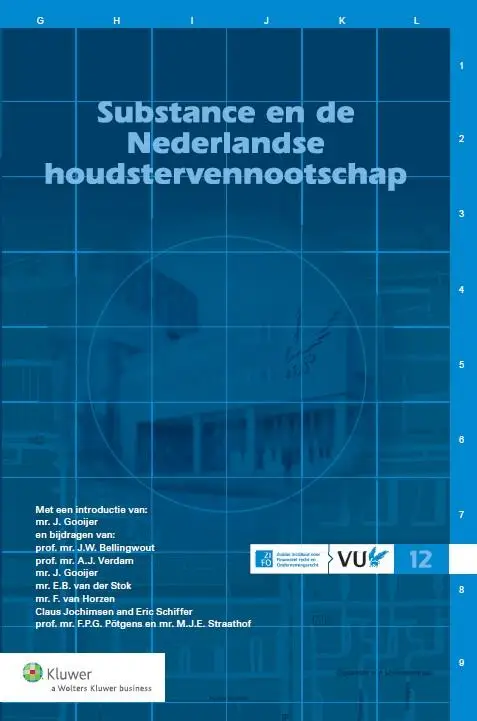 Substance en de Nederlandse houdstervennootschap