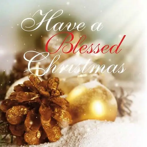 Have a blessed christmas