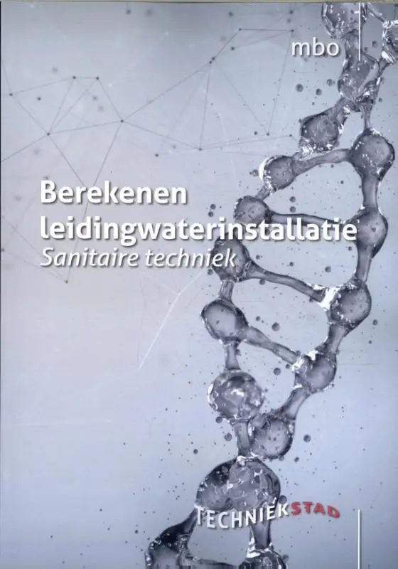 Berekenen leidingwaterinstallatie