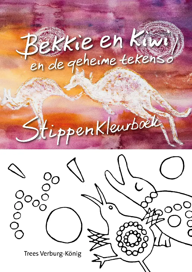 Kleurboek Bekkie en Kiwi en de geheime tekens
