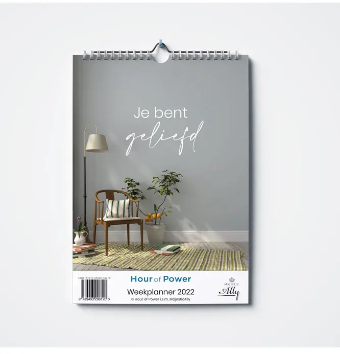 Weekplanner hour of power je bent gelie