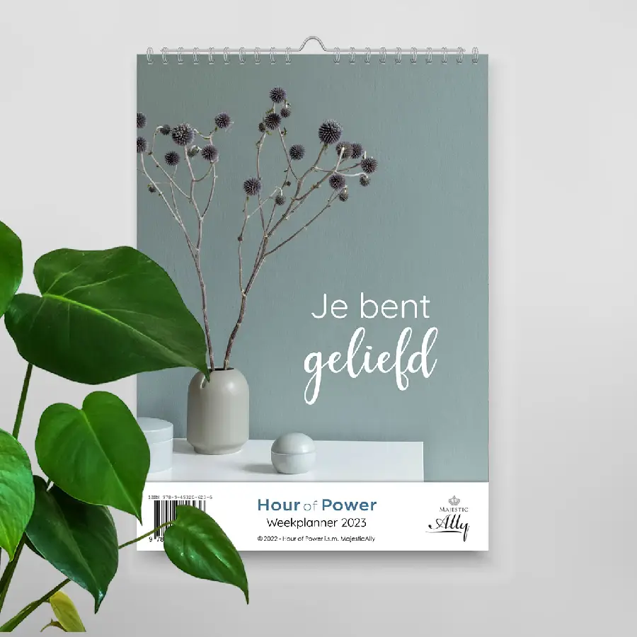 Weekplanner hour of power je bent gelief