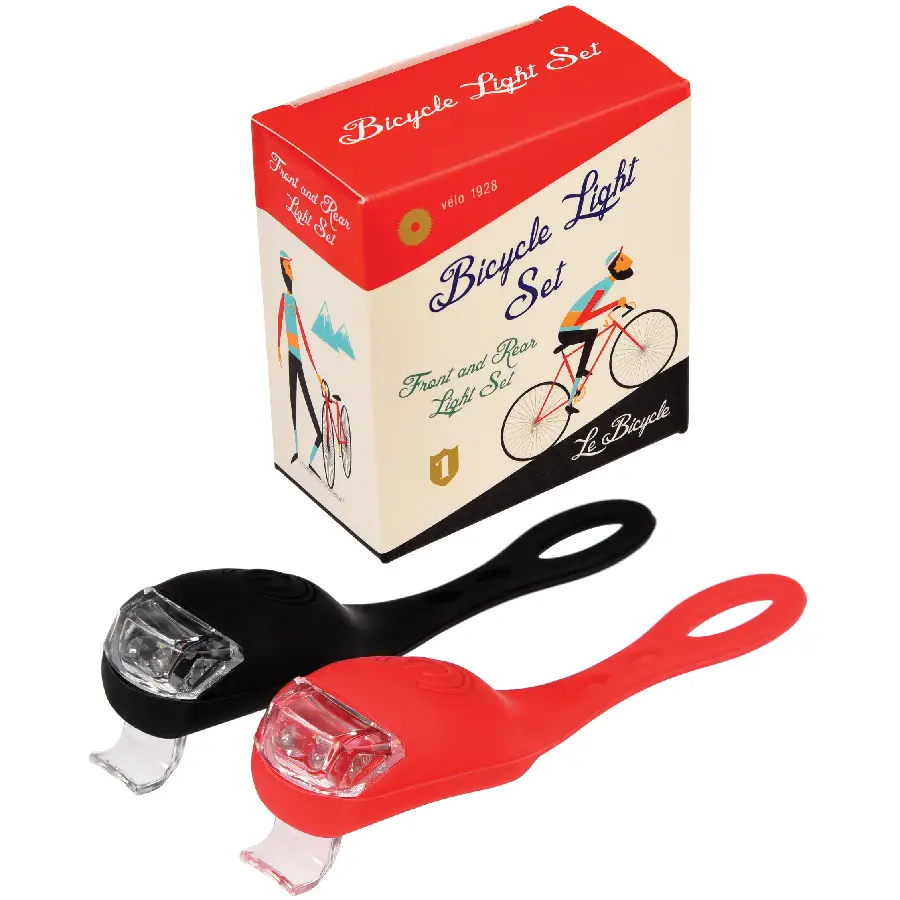 2 led fietslampjes design 'Le Bicycle'