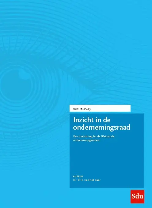 Inzicht in de ondernemingsraad / 2023