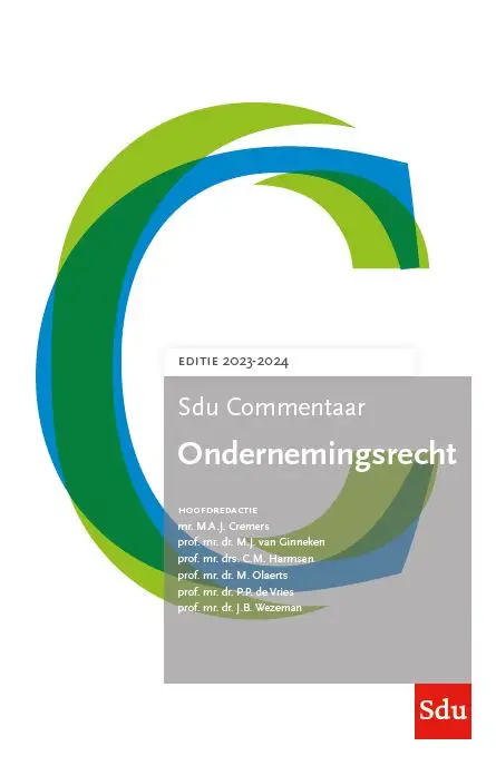Sdu Commentaar Ondernemingsrecht / 2023-2024