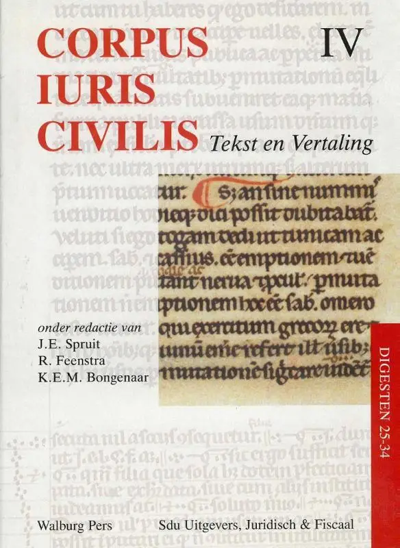 Corpus Iuris Civilis / IV Digesten 25-34