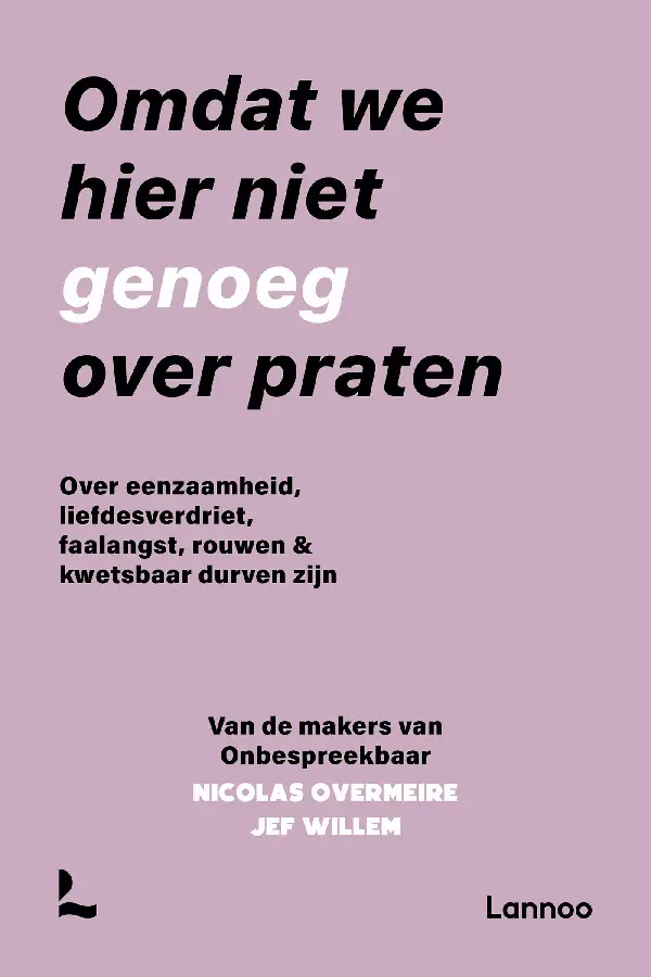 Omdat we hier niet genoeg over praten