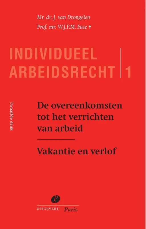 De overeenkomsten tot het verrichten van arbeid