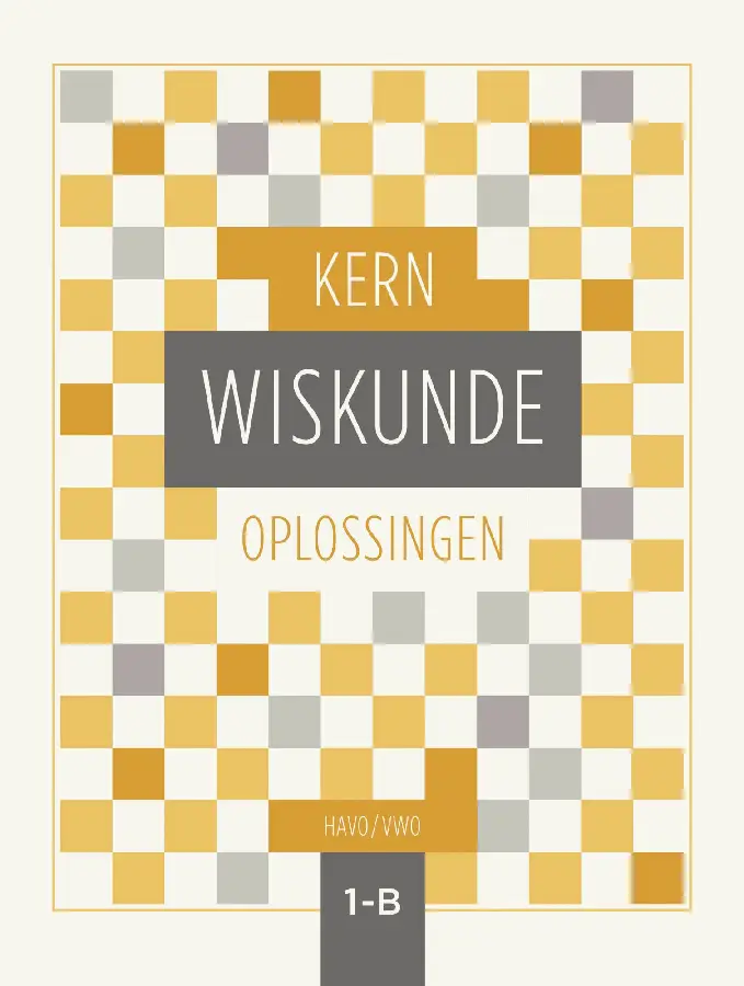 KERN Wiskunde oplossingenboek havo/vwo 1 deel B