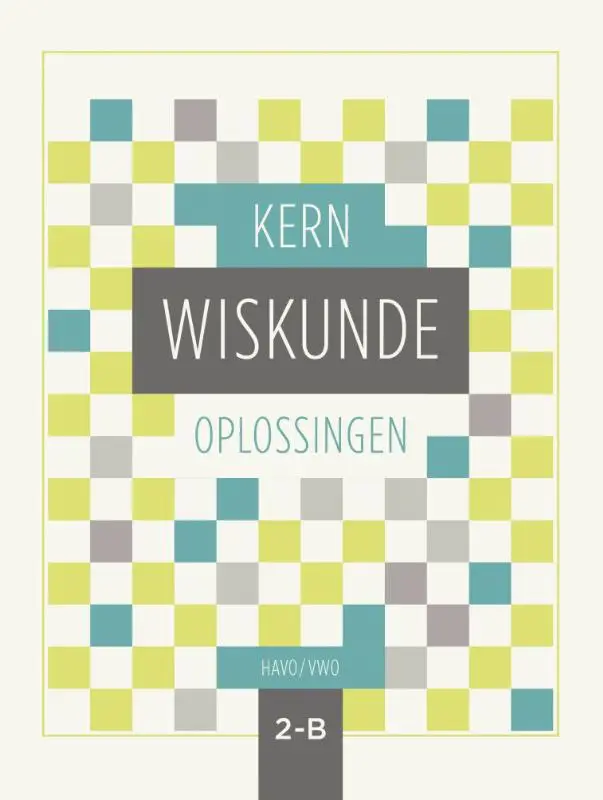 havo/vwo 2-B / KERN Wiskunde / Oplossingen