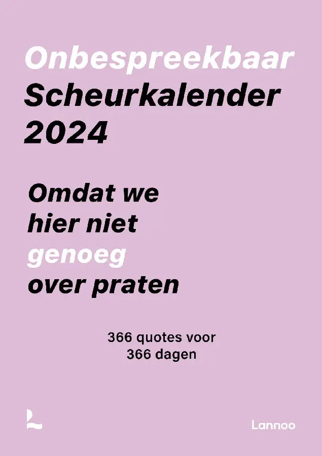 Onbespreekbaar Scheurkalender / 2024