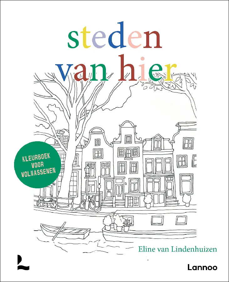 Kleurboek voor volwassenen: steden van hier
