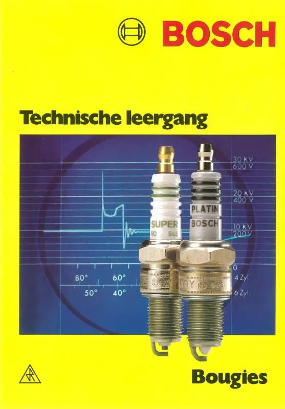 Bosch technische leergang bougies
