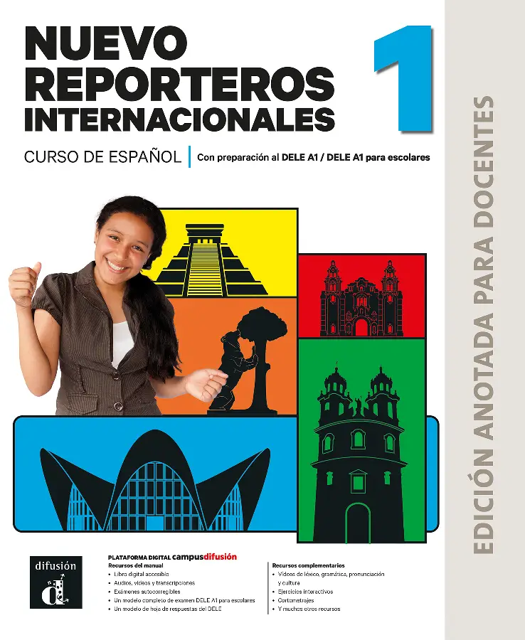 Nuevo Reporteros internacionales 1 - Edición anotada para docentes