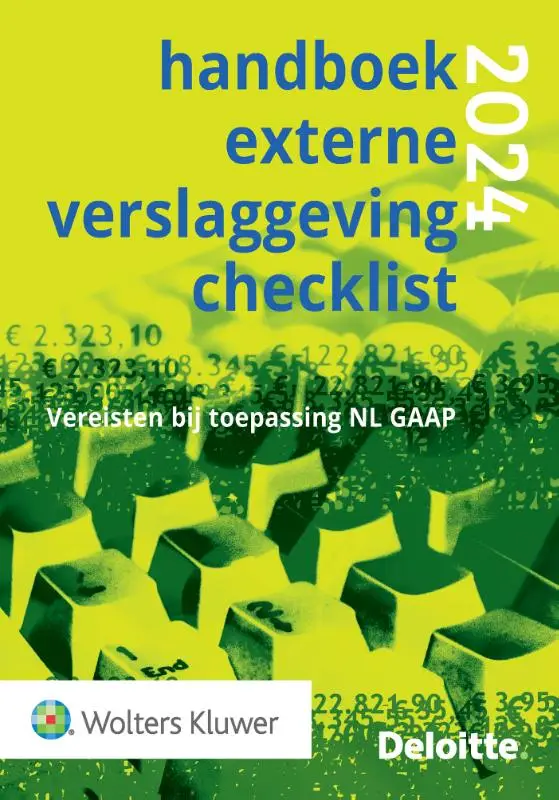 Handboek Externe Verslaggeving Checklist 2024
