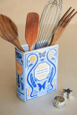 Bibliophile Ceramic Vase: Collected Curiosities Illustrated by Jane Mount: (Flower Vase, Desk Vase, Desk Décor)