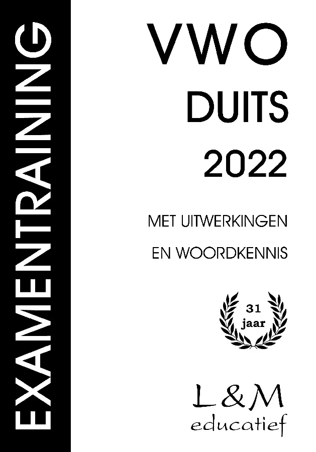 Examentraining Vwo Duits / 2022