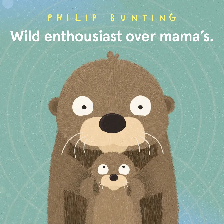 Wild enthousiast over mama's