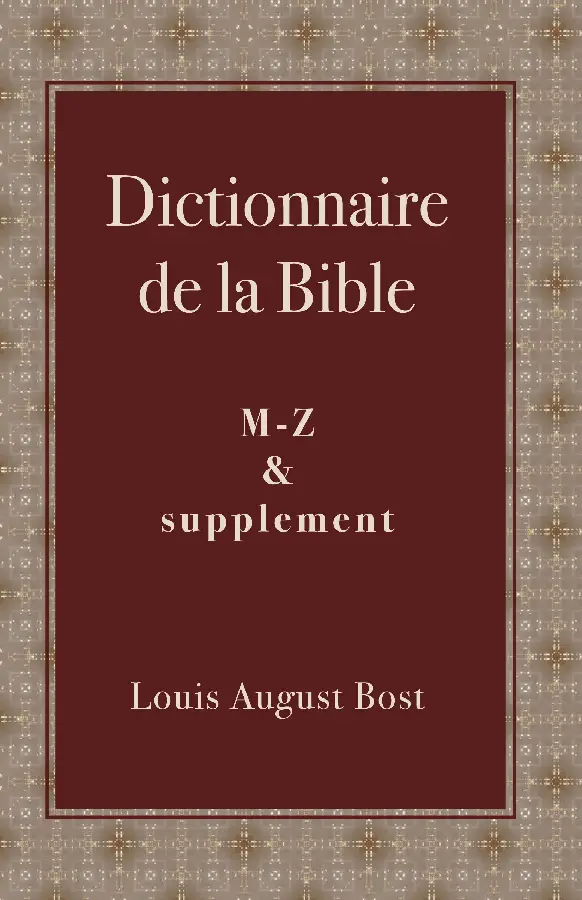 Dictionnaire de la Bible