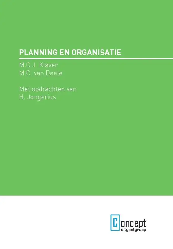 Planning en organisatie