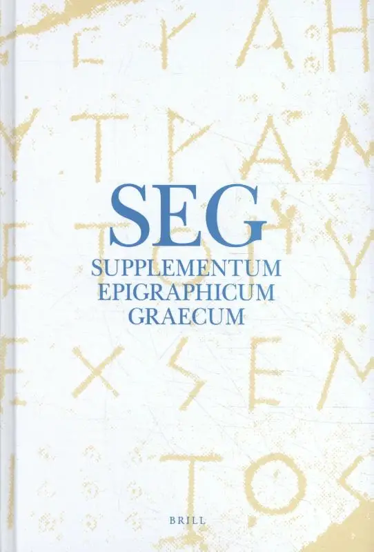 Supplementum Epigraphicum Graecum / Volume LXII (2012