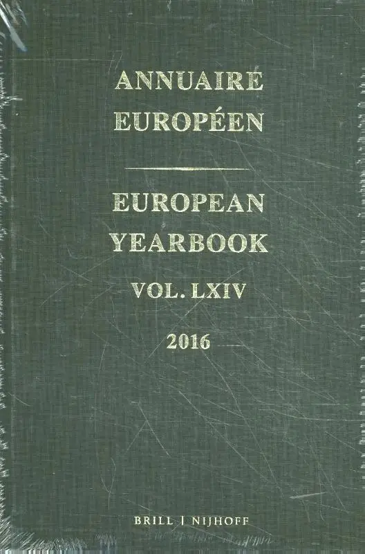 Annuaire Européen / vol. LXIV 2016