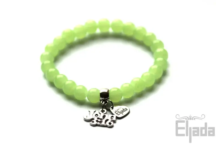 Armband groen John 3:16