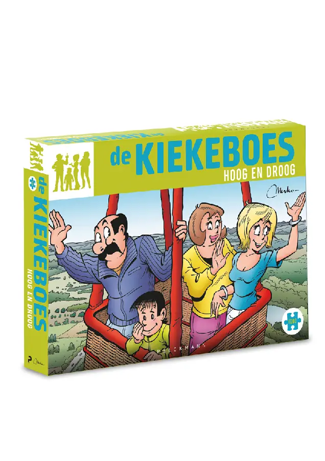De Kiekeboes Puzzel - Hoog en droog (1000 stukjes)