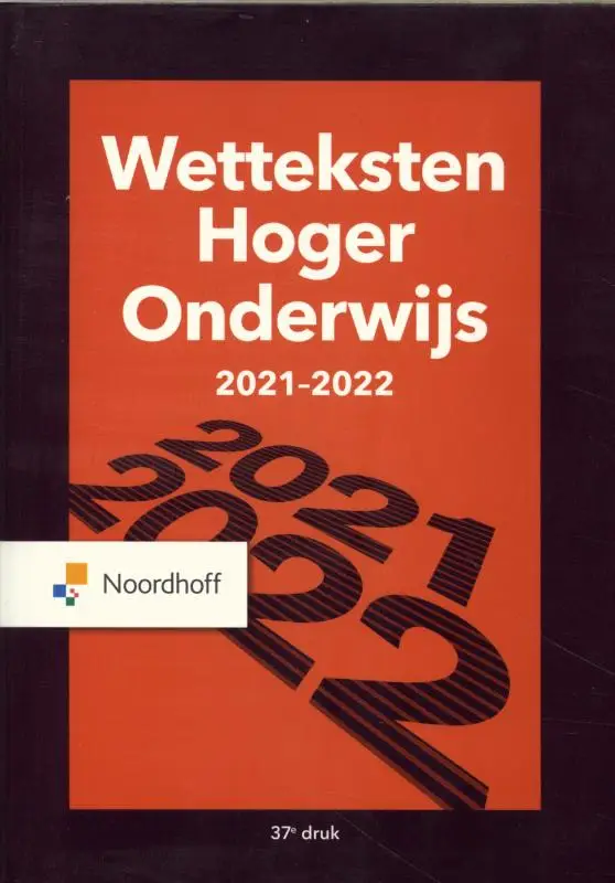 Wetteksten hoger onderwijs / 2021-2022