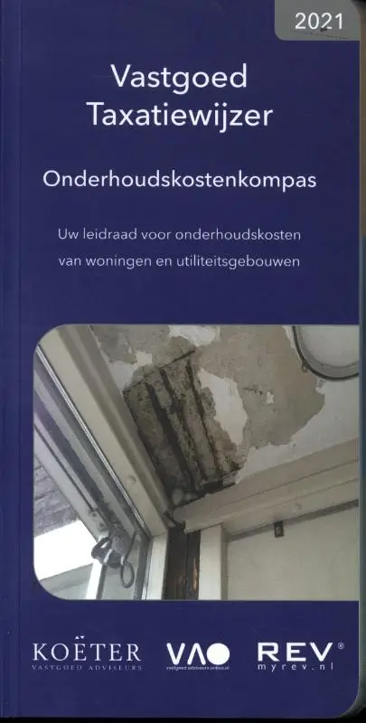 Vastgoed Taxatiewijzer onderhoudskostenkompas / 2021