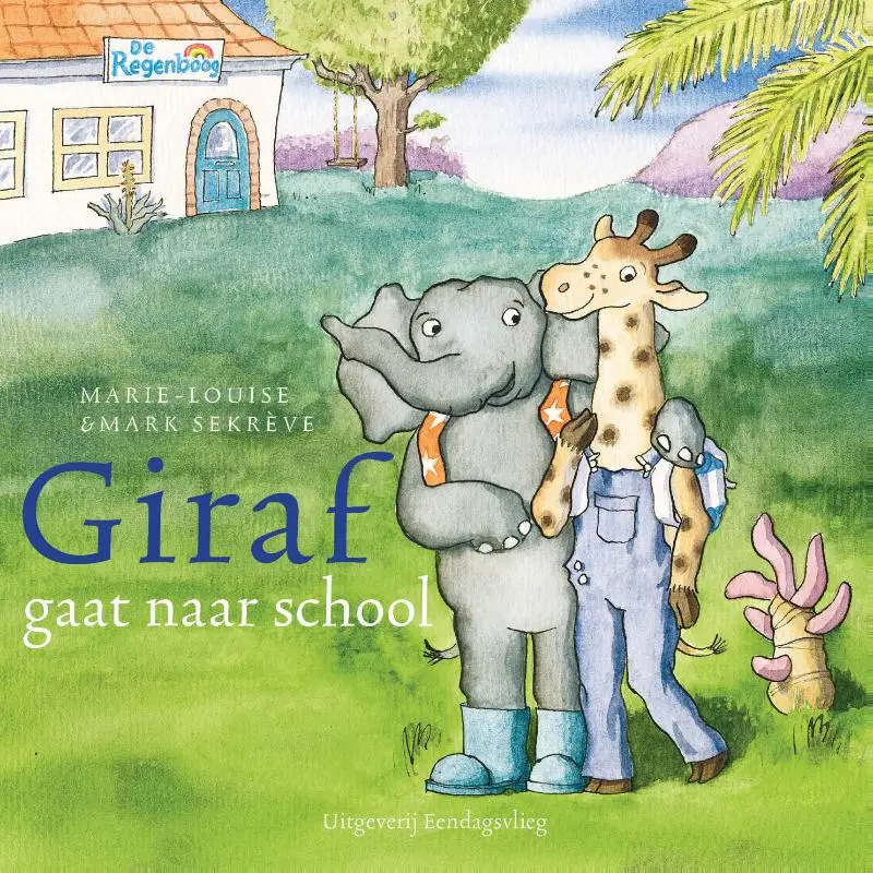 Giraf gaat naar school