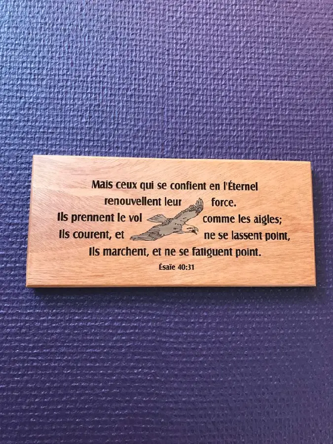 Wandbord 22x10 mais ceux qui se confient