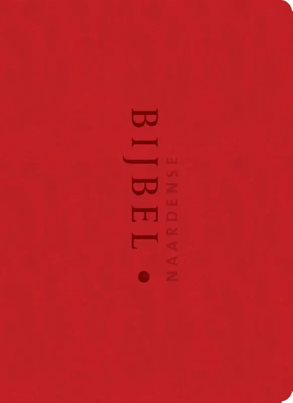 Naardense bijbel - vivella rood foedraal