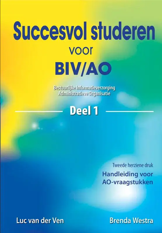 Succesvol studeren voor BIV/AO / 1