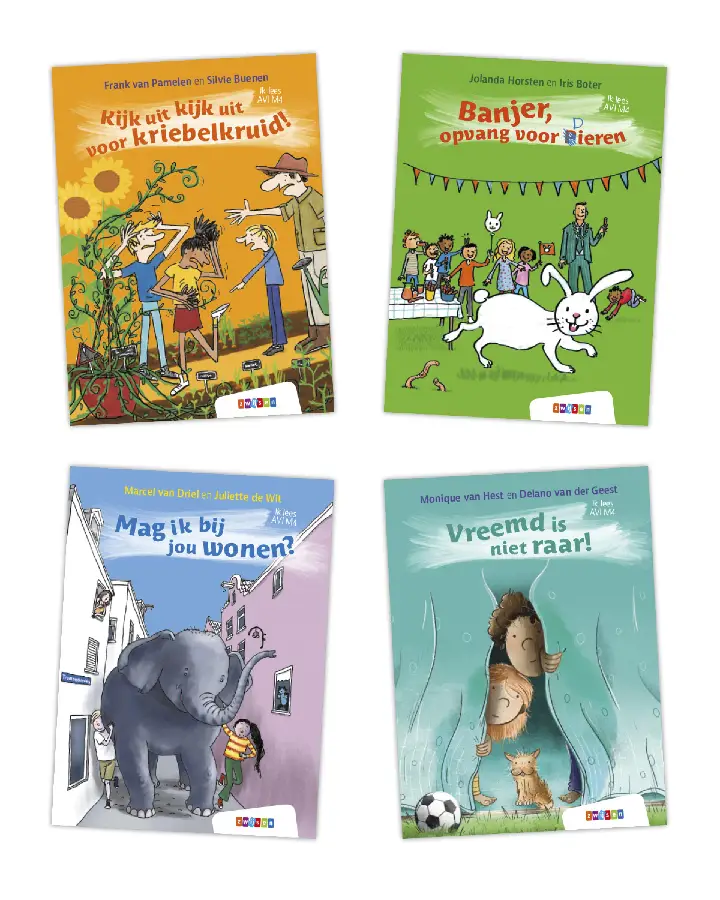 Pakket Ik lees AVI M4 (4 titels)