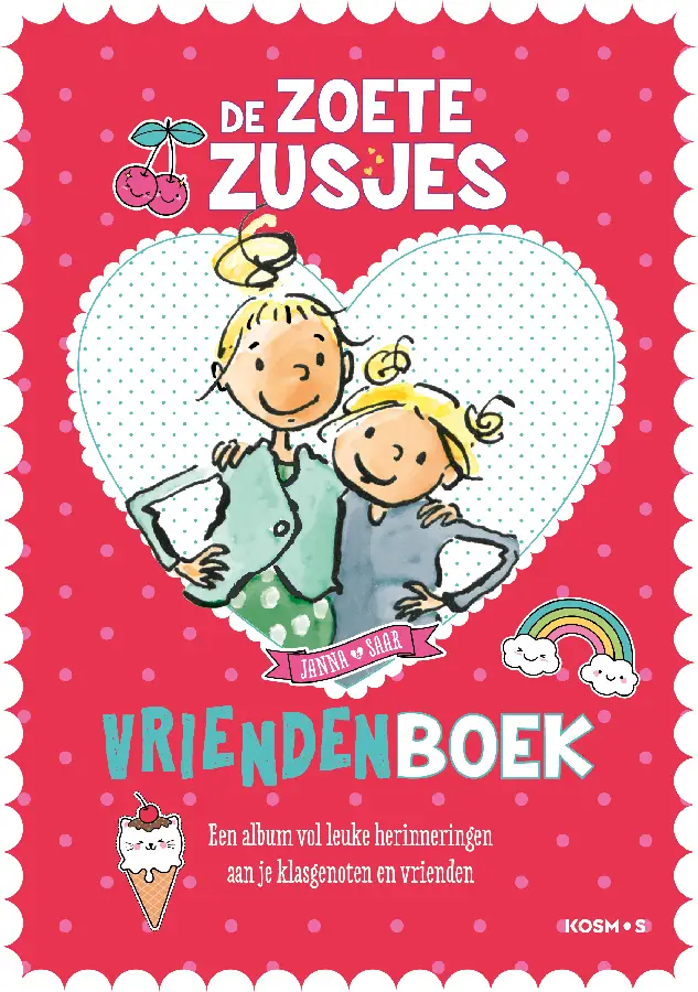 De zoete zusjes vriendenboekje