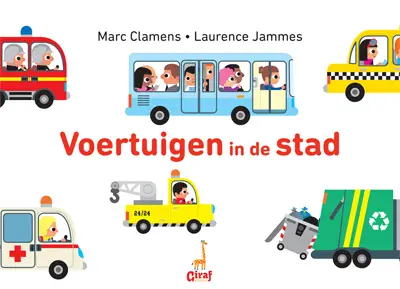 Voertuigen van de stad pop-up