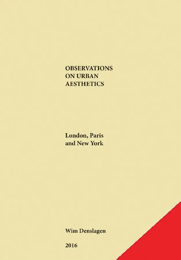 Observations on Urban Aesthetics