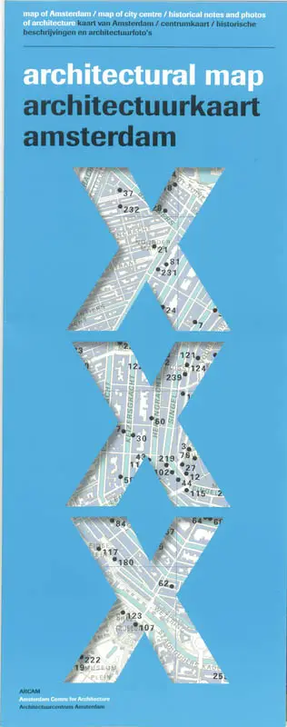 Architectuurkaart Amsterdam = Architectural map Amsterdam