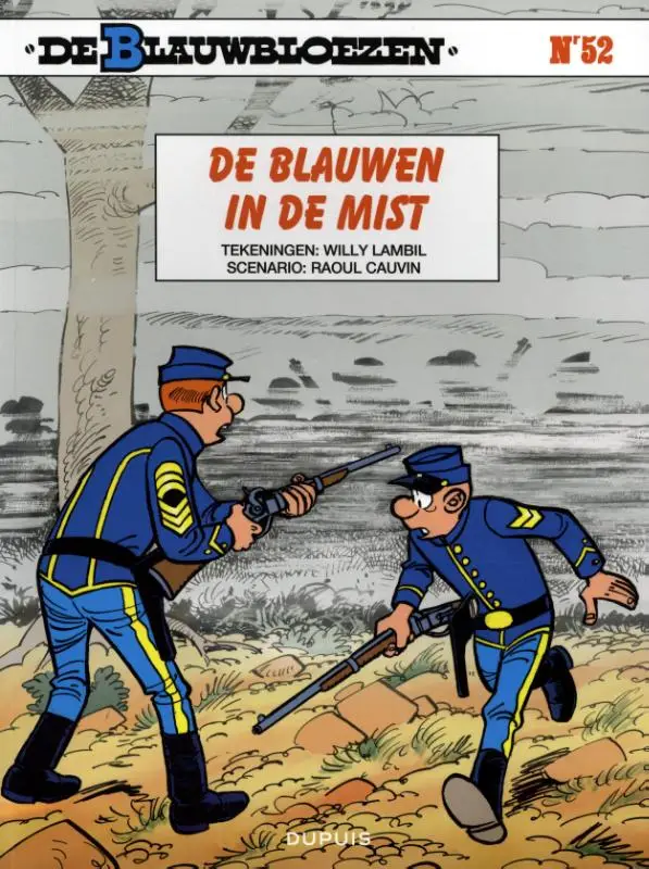 De blauwen in de mist