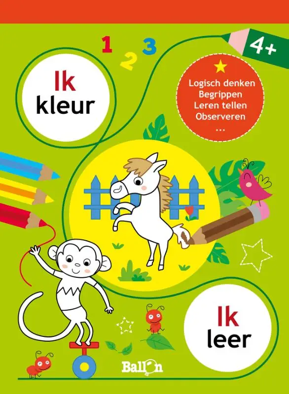 Ik kleur ik leer 4+