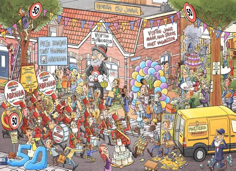 PARTY PUZZLE - ABRAHAM