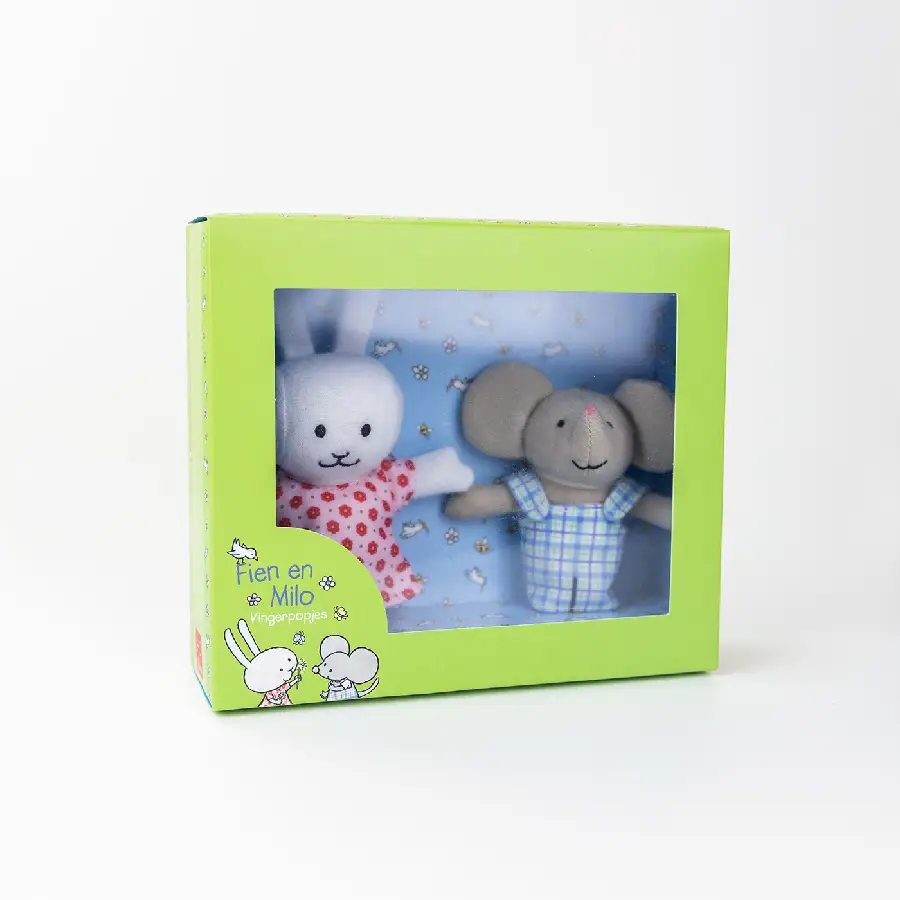 Vingerpopjes Fien en Milo